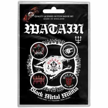 Merch Watain: Set Badges Black Metal Militia