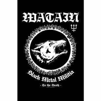 Merch Watain: Textielposter Black Metal Militia