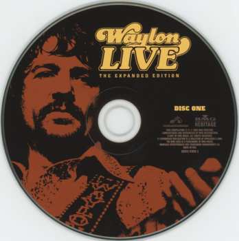 2CD Waylon Jennings: Waylon Live: The Expanded Edition