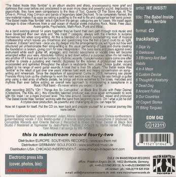 CD We Insist: The Babel Inside Was Terrible