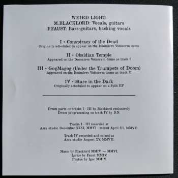 CD Weird Light: Doomicvs Vobiscvm