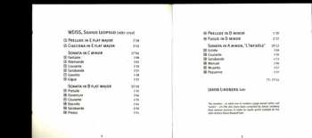 CD Sylvius Leopold Weiss: Lute Music