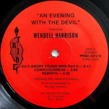 LP Wendell Harrison: An Evening With The Devil LTD