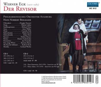 2CD Werner Egk: Der Revisor