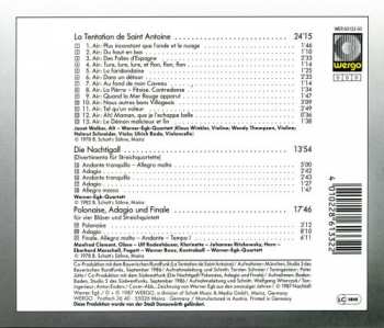 CD Werner Egk: La Tentation De Saint Antoine / Die Nachtigall / Polonaise, Adagio Und Finale
