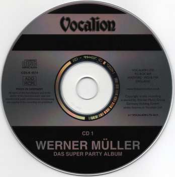 2CD Werner Müller Und Sein Orchester: Das Super Party Album Mit 84 Non-Stop-Weltschlagern