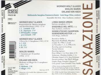 CD Erland Von Koch: Saxazione