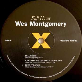 LP Wes Montgomery: Full House LTD