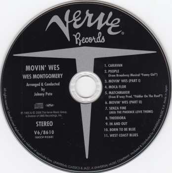 CD Wes Montgomery: Movin' Wes