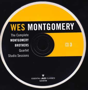 3CD Wes Montgomery: The Complete Montgomery Brothers Quartet Studio Sessions