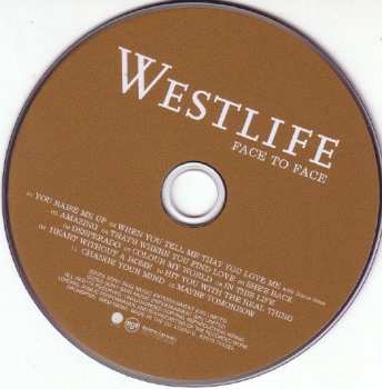CD Westlife: Face To Face