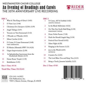 2CD Westminster Choir: An Evening Of Readings And Carols - The 30th Anniversary Live Recording
