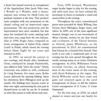 2CD Westminster Choir: An Evening Of Readings And Carols - The 30th Anniversary Live Recording