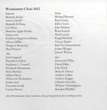 CD Westminster Choir: The Heart's Reflection (Music Of Daniel Elder)