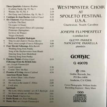 CD Westminster Choir: Westminster Choir At Spoleto Festival U.S.A.