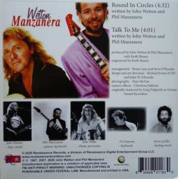 SP Phil Manzanera: Round In Circles / Talk To Me CLR