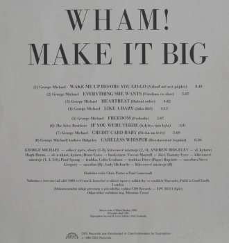 LP Wham!: Make It Big