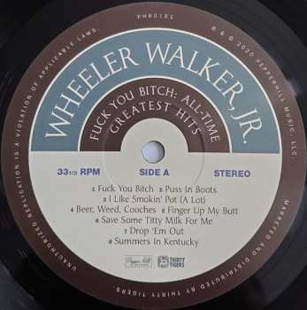 LP Wheeler Walker Jr.: Fuck You Bitch: All-Time Greatest Hits