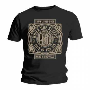 Merch While She Sleeps: T-shirt This Is Six 