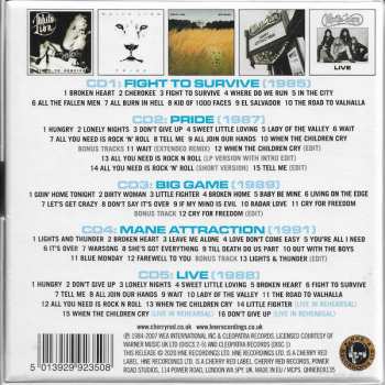 5CD/Doos White Lion: All You Need Is Rock 'N' Roll: The Complete Albums 1985-1991 LTD