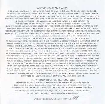 CD Whitney Houston: The Preacher's Wife (Original Soundtrack Album)