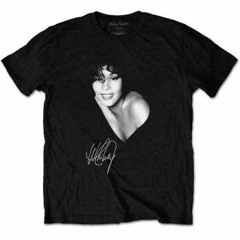 Merch Whitney Houston: T-shirt B&w Photo