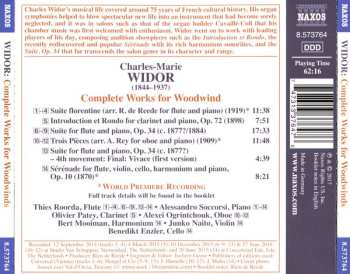 CD Charles-Marie Widor: Suite Florentine: Complete Works For Woodwind