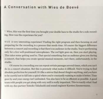 CD Wies de Boevé: Double Bass 