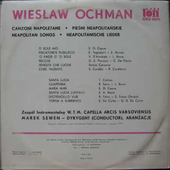 LP Wiesław Ochman: Canzoni Napoletane - Pieśni Neapolitańskie