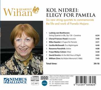 CD Wihan Quartet: Kol Nidrei: Elegy For Pamela