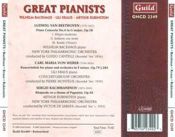 CD Ludwig van Beethoven: Great Pianists Volume 1