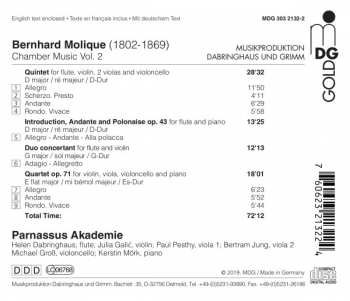CD Wilhelm Bernhard Molique: Chamber Music Vol. 2