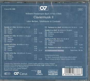 CD Wilhelm Friedemann Bach: Claviermusik II