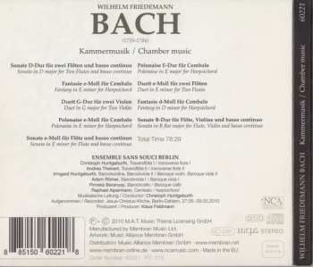 CD Wilhelm Friedemann Bach: Kammermusik / Chamber Music