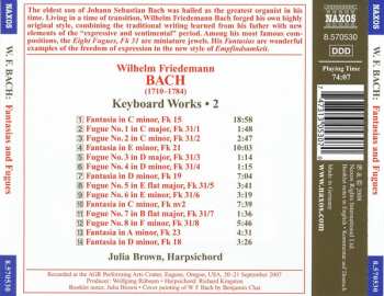 CD Wilhelm Friedemann Bach: Keyboard Work Vol 2