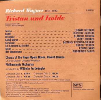 4CD/Doos Wilhelm Furtwängler: Tristan Und Isolde