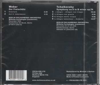 CD Wilhelm Furtwängler: Weber and Tchaikovsky