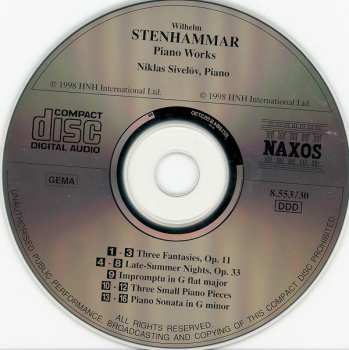 CD Wilhelm Stenhammar: Piano Works