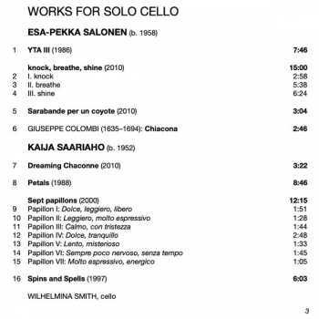 CD Esa-Pekka Salonen: Works for Solo Cello