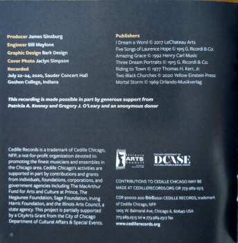 CD Will Liverman: Dreams Of A New Day - Songs By Black Composers