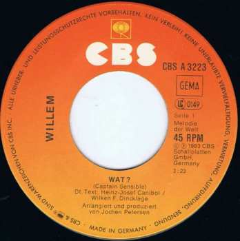 SP Willem: Wat ?