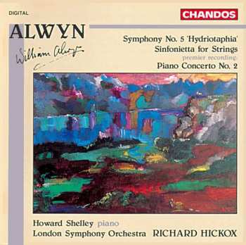 CD The London Symphony Orchestra: Symphony No. 5 'Hydriotaphia' / Sinfonietta For Strings / Piano Concerto No. 2