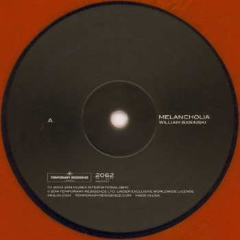 LP William Basinski: Melancholia CLR