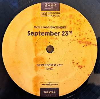 LP William Basinski: September 23rd CLR | LTD