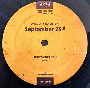 LP William Basinski: September 23rd CLR | LTD