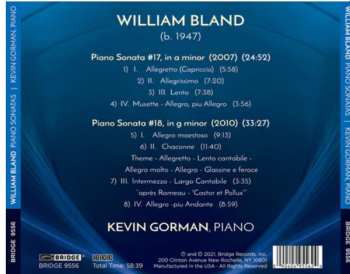 CD William Bland: Sonata # 17 In A Minor; Sonata #18 In G Minor 