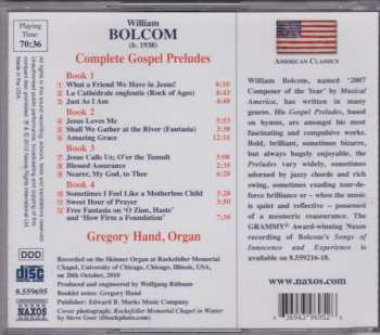 CD William Bolcom: Complete Gospel Preludes
