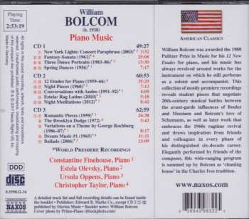 3CD William Bolcom: Piano Music
