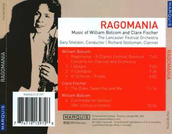CD Clare Fischer: Ragomania (Music of William Bolcom And Clare Fischer)