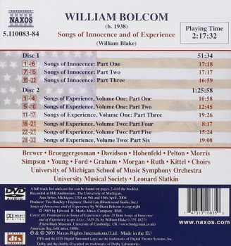 2DVD Leonard Slatkin: Songs Of Innocence And Of Experience (William Blake)